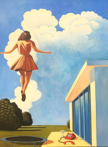 Left Hanging  - a Paint Artowrk by Brad Morrison